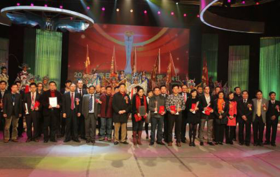 The winners in the Guangdong Day Southern School Documentary category. In the front row, 7th from right, is Ms. Ceci Chuang.