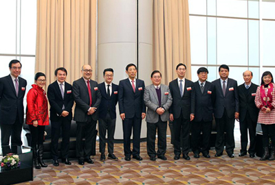 Group photo of representatives of the organizers and co-organizers of the event: (from left to right) Mr Xue Jianhua, Ms PengXu meiyun, Mr Ma Hung-ming, Mr Kit Szeto, Mr Wang aoshan, Mr Jiang Zaizhong, Mr Chiu Ying-chun, Mr Augustine WONG Ho-ming, Mr Xu guocai, Mr Jiang zenghe, Mr Xu shihe and Ms Chen yue