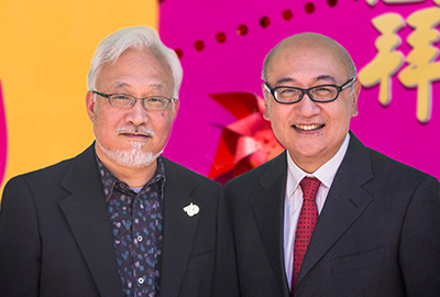 Mr. Ka-keung Yeung, Executive Vice President of Phoenix TV (left) and Mr. Kit Szeto, Director & CEO of Dim Sum TV (right)