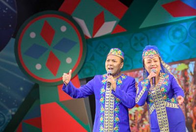 「中國與葡語國家文藝晚會」甘肅的藝術家歌舞演出