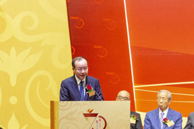 Yang Jian, Deputy Director of the Liaison Office of the Central People's Government in the HKSAR delivered a speech