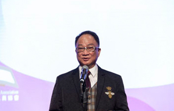 香港電視專業人員協會會長徐小明先生在開幕禮上致辭